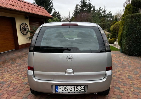 Opel Meriva cena 6999 przebieg: 243000, rok produkcji 2007 z Luboń małe 121